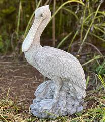 Stone Pelican Statue Concrete Pelican