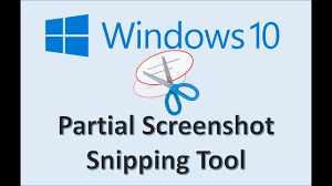 windows 10 snipping tool how to use