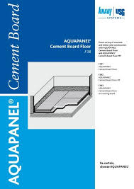 aquapanel cement board floor