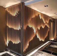led light china wall decor panel