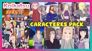 Todas las waifus (Personajes) de Naruto para Koikatsu 