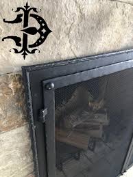 Fireplace Doors Screen Iron It Out