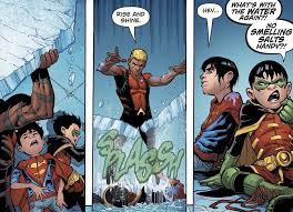 Superboy, Robin, Aqualad Jon, Damian, Kaldur'ahm | Superhero facts, Batman  and superman, Marvel dc comics