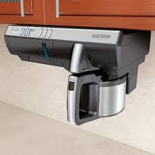 need an under the cabinet coffee maker