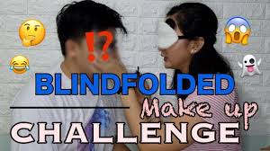 blindfolded makeup challenge ang