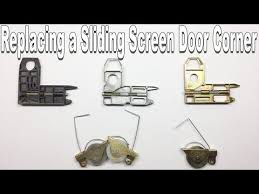 Sliding Screen Door Corners