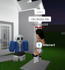Badtime sans with papyrus scarf roblox www. Ashcraft On Twitter Id Be Crying Too If Sans Undertale Walked Up To Me In A Roblox Game