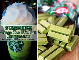 starbucks green tea kit kat frappuccino