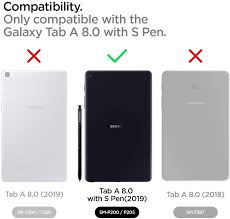 galaxy tab a 8 0 2019 with s pen case