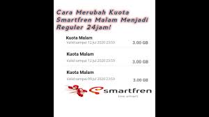 Smartfren adalah operator seluler yang saat ini menjadi pilihan banyak masyarakat indonesia. Tutorial Cara Merubah Kuota Malam Smartfren Menjadi Reguler 24jam Youtube
