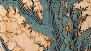 Maps Laser Cutters And Bathymetry The Amazing Wooden