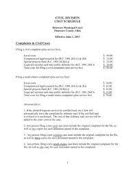 civil small claims court cost