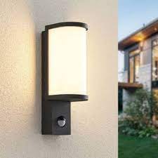 outdoor wall lights with sensor pir