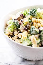 broccoli pasta salad chef in training