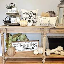 Console Table For Fall