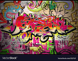 Graffiti Wall Art Background Royalty