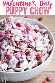 100 party chex mix puppy chow recipes and appetizers. Valentine Puppy Chow Like Mother Like Daughter