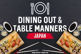 table manners etiquette in an