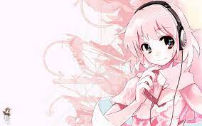 anime cute pink desktop wallpapers