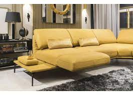 3 Seater Leather Fabric Sofa With