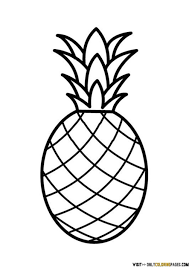New users enjoy 60% off. Pineapple Coloring Page Only Coloring Pages Fruit Coloring Pages Pineapple Drawing Fruits Drawing