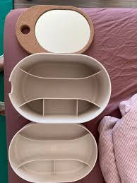 ikea makeup storage box with mirror lid