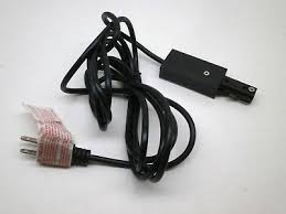 Edison E9101mb 10ft Cord Plug Connector For Track Lighting Black 662400213321 Ebay