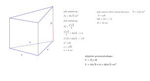 PLIS to na jutro.Pole podstawy graniastosłupa prawidłowego trójkątnego jest równe  16√3² ,a pole jego ściany - Brainly.pl