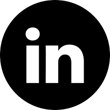 Linkedin, black, logo Free Icon of Social Icons