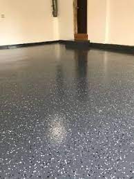 polyaspartic and epoxy floor circle