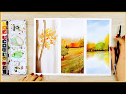 Easy Fall Watercolor Painting Ideas For