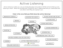 English listening exercises for all levels. Competent Active Listening Skills Worksheets Active Listening Mini Worksheet By Class Listening Skills Worksheets Active Listening Listening Skills Activities