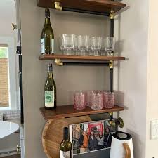 Ceiling Mounted French Bistro Shelves