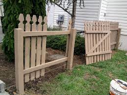 Removable Wood Fence Section And Gate