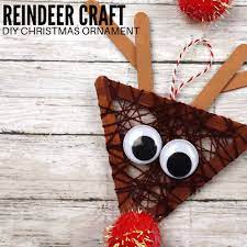 Elijah and cayden make reindeer ornaments for the christmas tree. Diy Reindeer Ornament Little Bins For Little Hands