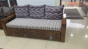 Seater Modern Wooden Sofa Cum Bed