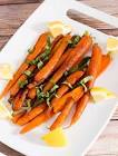 carrots in orange basil butter