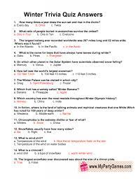 Sep 23, 2021 · lets solve these free printable trivia questions and answers with fun in order to hold the driving gear among your friends family and competitors. Snow Trivia Questions And Answers Printable Printable Questions And Answers