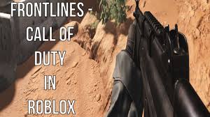 roblox frontlines call of duty in