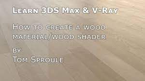 wood floor material with 3ds max
