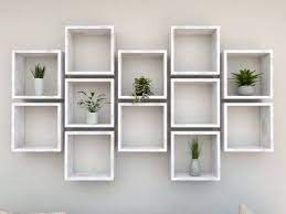 Wall Bookshelves Cube Shelves