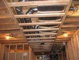 Removable Bead Board Basement Ceiling