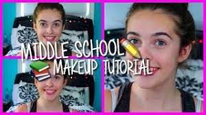 middle makeup tutorial for 6th