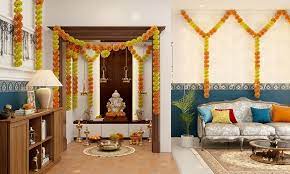 ganesh urthi decoration ideas at