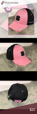 Black Clover Pink Black Flex Fit Hat Nwt Pink Black