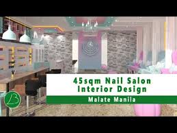 nail salon interior design walkthrough