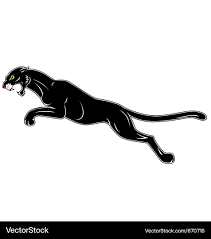 black panther royalty free vector image