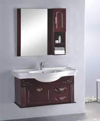 With a free standing sink, our sleek countertop cabinets create the perfect base. 13 Ideas For Bathroom Vanities And Cabinets Gorgeous Red Cherry Wood Wall Mounted Bathroom Vanity Cabinets With White Porcelain Sink