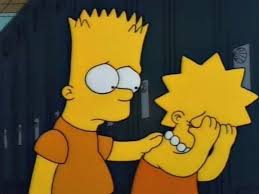 The series is a satirical depiction of american life, epitomized by the simpson family. Cry Lisa Bart Simpson Lisa Simpson Bart And Lisa Simpson Bart Simpson