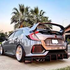 Honda ditched the idea of awd or having exorbitant levels of horsepower from an overworked engine. For Honda Civic Hatchback 2017 2019 Type R Abs Plastic Unpainted Color Rear Roof Spoiler Wing Trunk Lip Boot Cover Car Styling Spoilers Wings Aliexpress